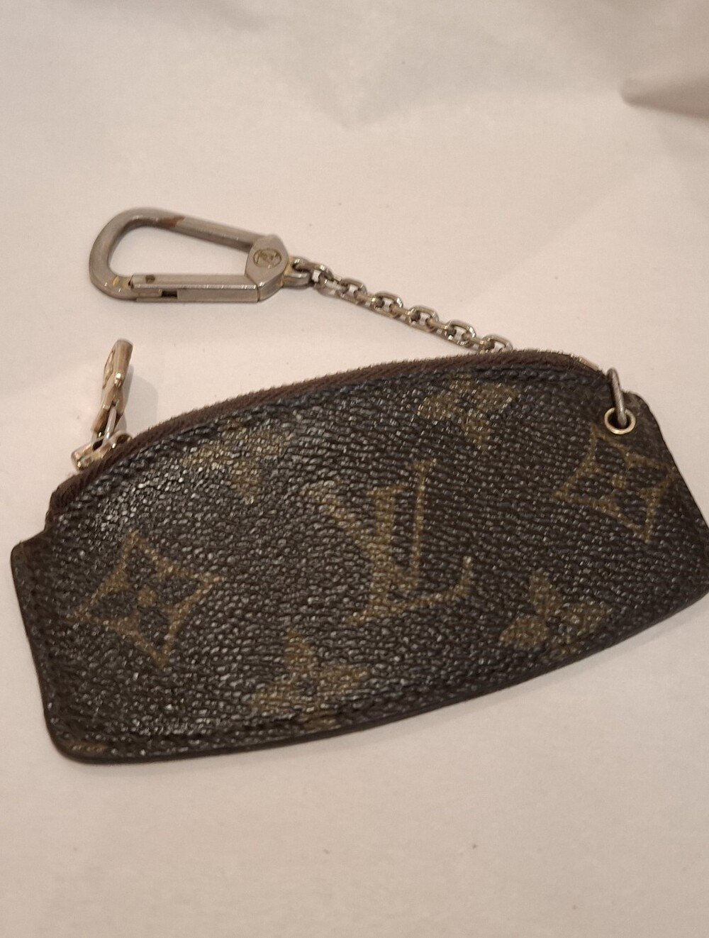 Louis Vuitton Monogram Key Pouch - Brown